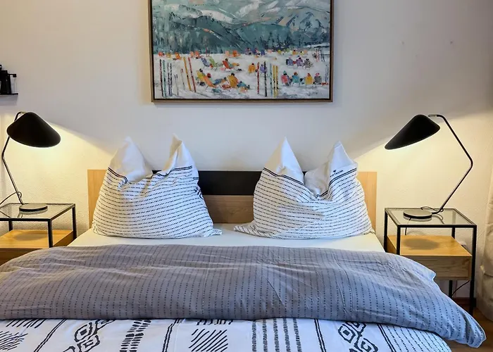 Swissme - Modernes Am Sportplatz Mit Balkon & Parkplatz * Saint-Moritz